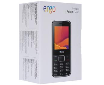 Мобильный телефон ERGO F240 Pulse Dual Sim Black