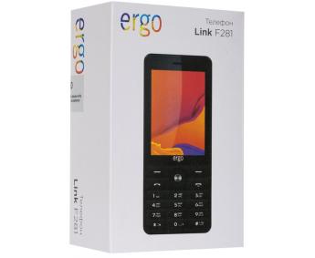 Мобильный телефон ERGO F281 Link Dual Sim Black