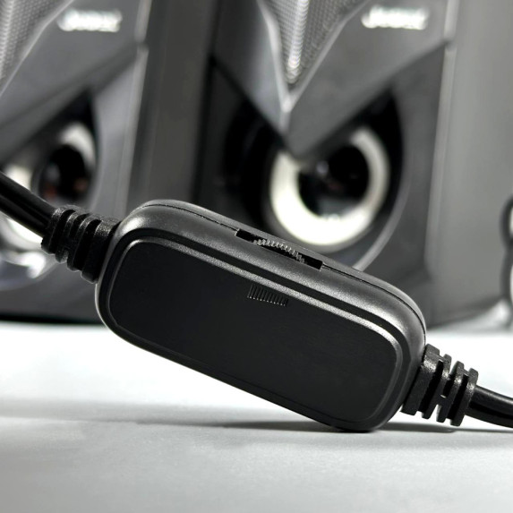 Колонка комп'ютерна Jedel S-573 з RGB підсвічуванням (USB+3.5mm)