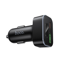 Автомобільний зарядний пристрій Hoco Z63B Barry PD30W+QC3.0