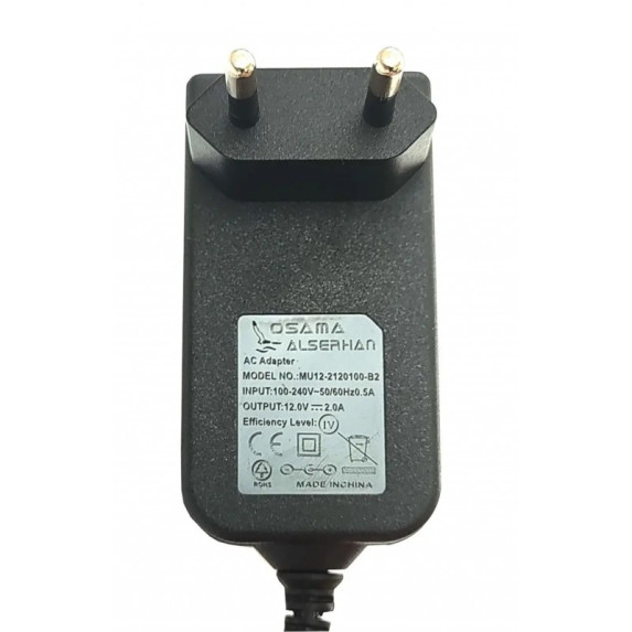 Блок живлення 12В2А, з роз'ємом 5.5х2.5мм