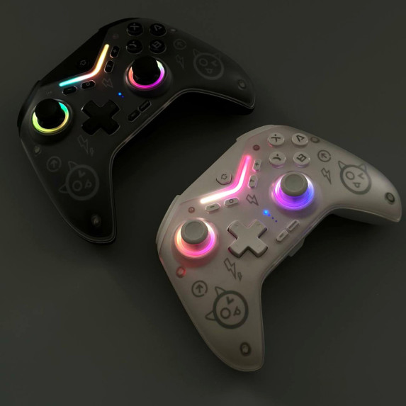 Бездротовий геймпад CM-619 RGB 600mAh (N-Switch, Steam, PC, Android, iOS)