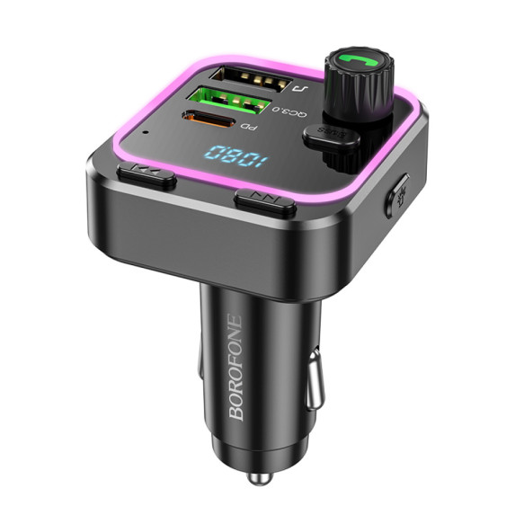 FM Модулятор + АЗП
Borofone BC53 Highway PD20W+QC3.0