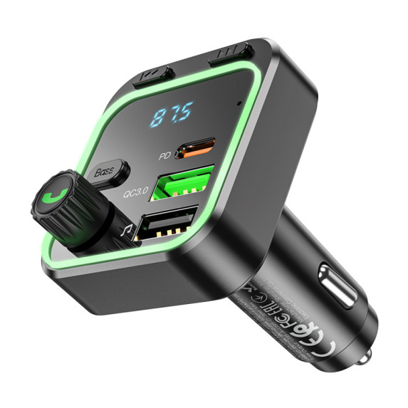 FM Модулятор + АЗП
Borofone BC53 Highway PD20W+QC3.0