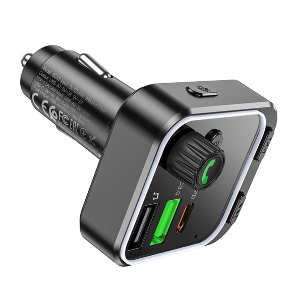 FM Модулятор + АЗП
Borofone BC53 Highway PD20W+QC3.0