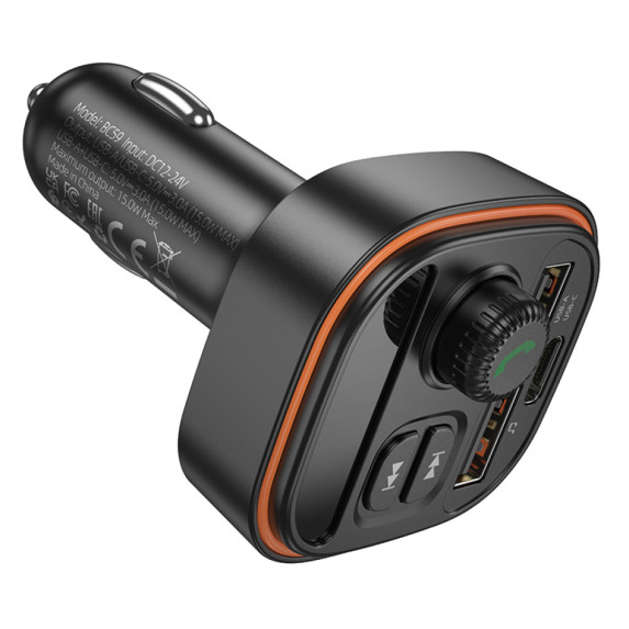 FM Модулятор + АЗП
Borofone BC59 Heroic 15W 