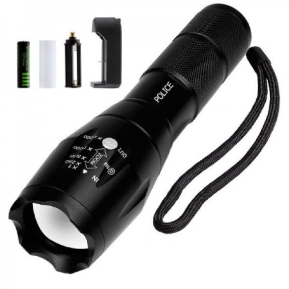 Ліхтар ручний Police BL-1831-T6, акумуляторний