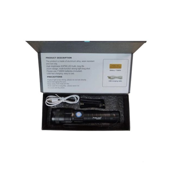 Ліхтар ручний з акумулятором X-Balog XHP99 BL-B99-P99