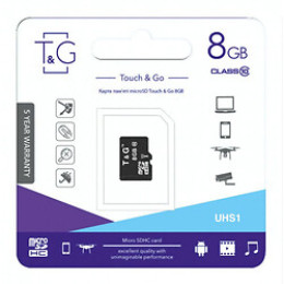 Карта Пам'яті T&G MicroSDHC 8gb UHS-1 10 
