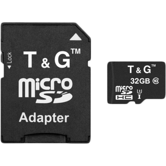 Карта пам'яті T&G MicroSDHC 32Gb UHS-3 Class 10 + Adapter SD
