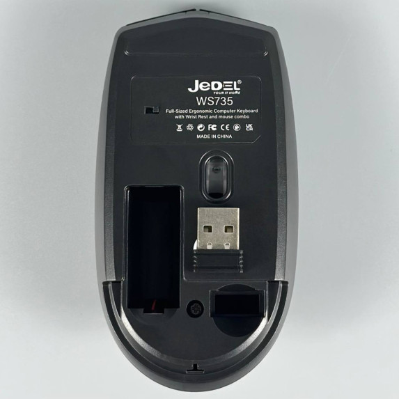 Клавіатура бездротова + 3D мишка Jedel WS735 (з Eng розкладкою)