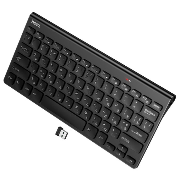 Клавіатура бездротова Hoco GM70 Dragon mini 2.4G, (2xAAA) (з Eng, UA, Ru розкладками)
