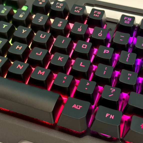Клавіатура дротова Hoco DI16 Gaming Illuminated + мишка дротова (English розкладка)