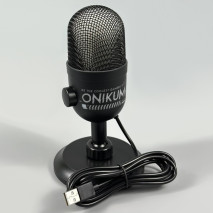 Ігровий мікрофон Onikuma M930 RGB Condenser Gaming технологія Plug and Play (від USB)