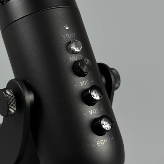 Мікрофон студійний MU900 для блогерів та стримерів, технологія Plug and Play (від USB)