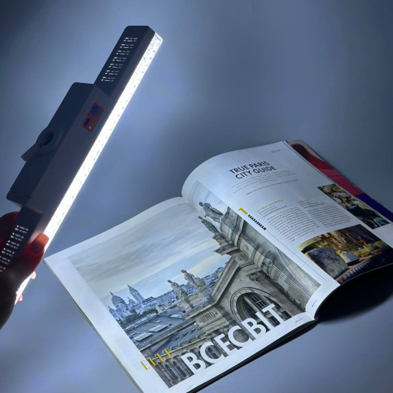 Світлодіодна лампа для кемпінгу LED HT-333 30W (2 акумулятори 18650, патрон, Type-C) (30см)