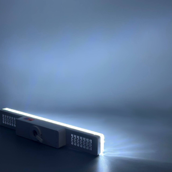 Світлодіодна лампа для кемпінгу LED HT-333 30W (2 акумулятори 18650, патрон, Type-C) (30см)