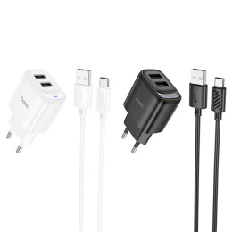  Мережевий зарядний пристрій Hoco C141A Smart 2.1A Type-C
