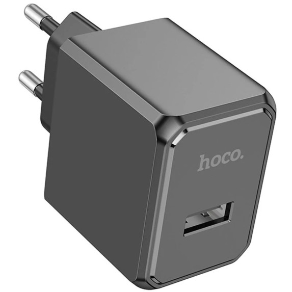 Мережевий зарядний пристрій Hoco CS11A 1USB 2.1A+USB to Type-C