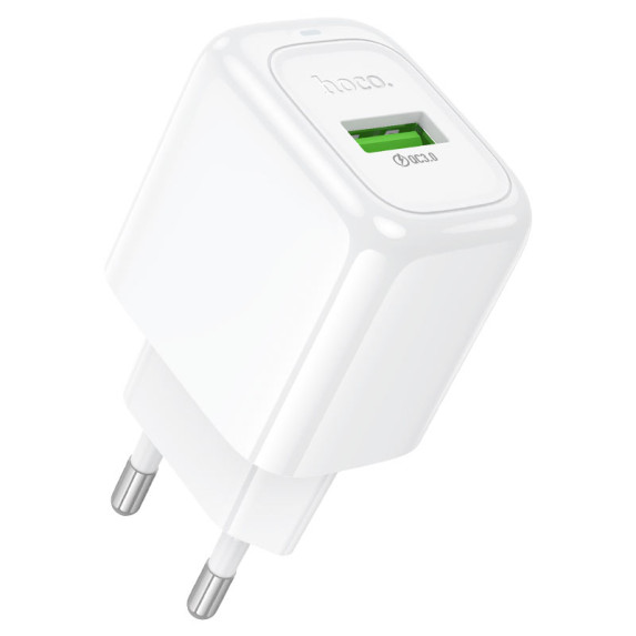 Мережевий зарядний пристрій Hoco CS52A QC3.0 1USB/3A, 18W