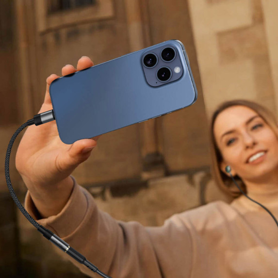 Аудіо-перехідник хаб ACEFAST J12 USB-C до 3.5mm 