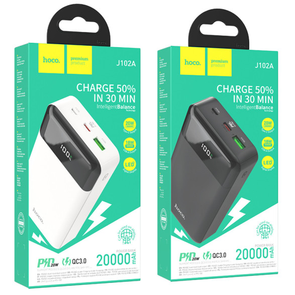 Power Bank Hoco J102A Cool figure  20000 mAh