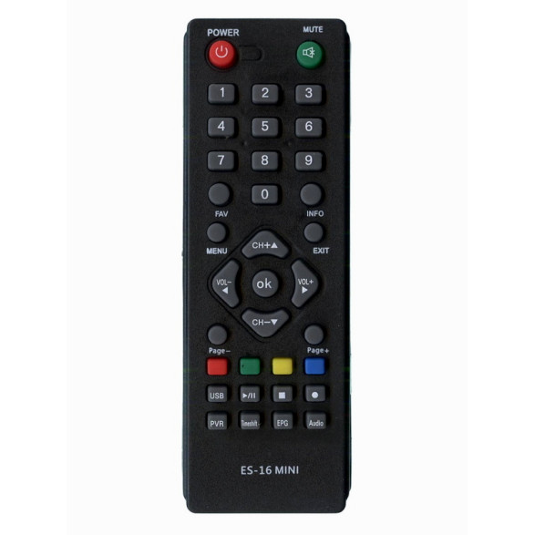 Пульт для тюнера цифрового ефірного телебаченя Т2 Eurosky ES-16 Mini