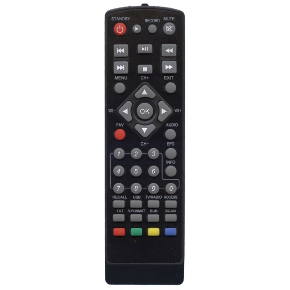 Пульт для тюнера цифрового ефірного телебаченя Т2 Romsat T2 Ultra