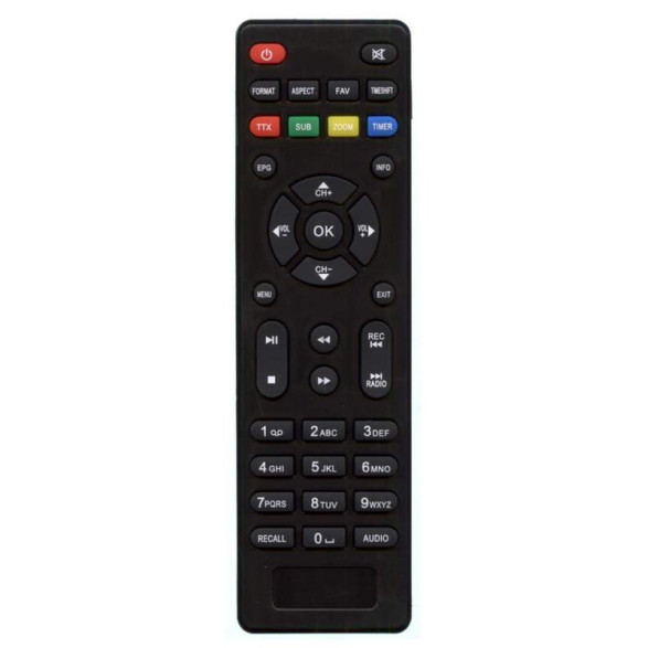 Пульт для тюнера цифрового ефірного телебаченя Т2 Romsat T8005HD