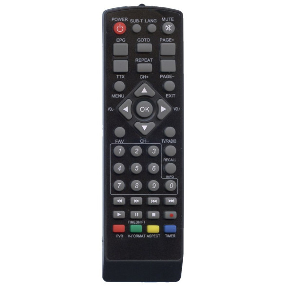 Пульт для тюнера цифрового ефірного телебаченя Т2 Satcom T310