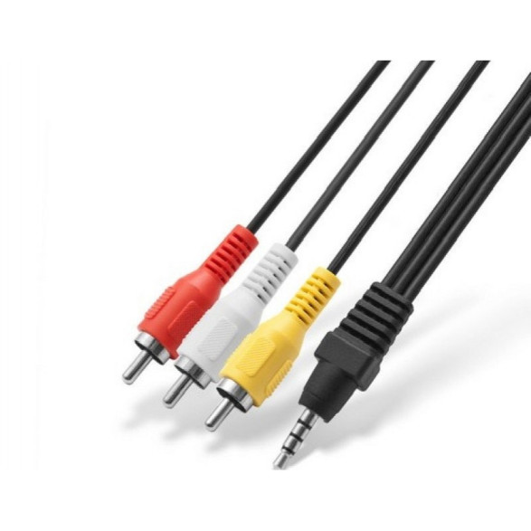 Кабель 3RCA-jack 3.5mm 1m. для Х96