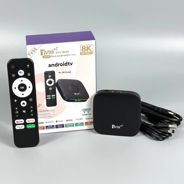 Смарт ТБ TV98 ATV Mini 8K Ultra HD 2/16