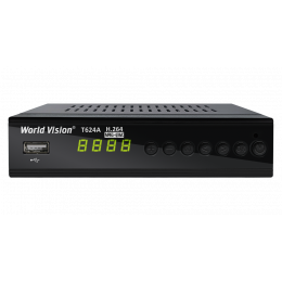 Т2 тюнер World Vision T624A