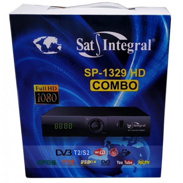 Комбо тюнер T2/SAT Sat-Integral S1329 HD COMBO 