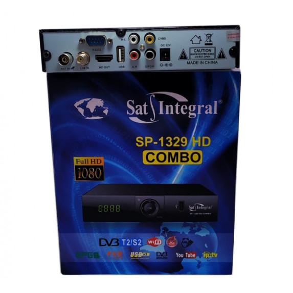 Комбо тюнер T2/SAT Sat-Integral S1329 HD COMBO 