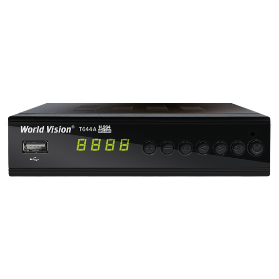Т2 тюнер World Vision  T644A FM +програмований пульт