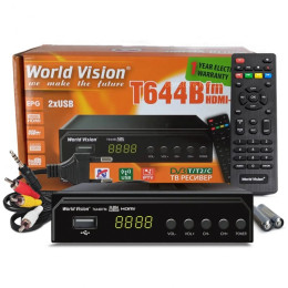 Т2 тюнер World Vision  T644B FM 