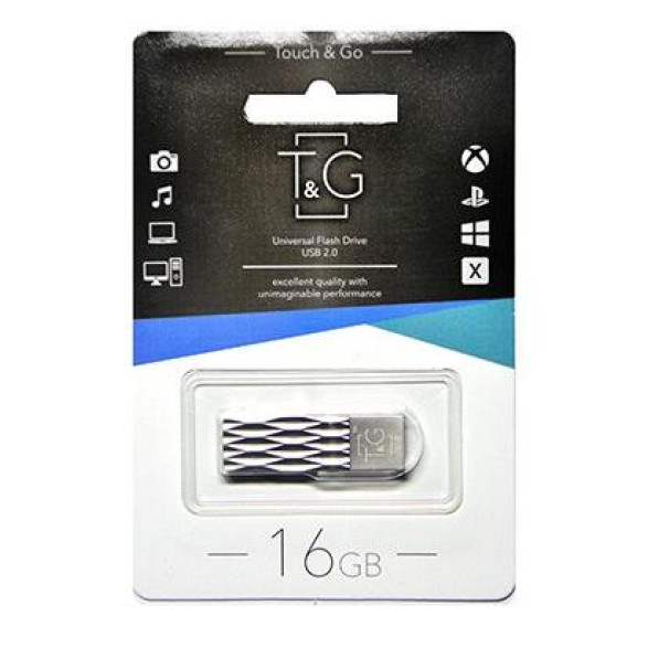 Флеш-накопичувач USB 16GB T&G метал 103