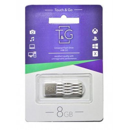 Флеш-накопичувач USB 8GB T&G метал 103