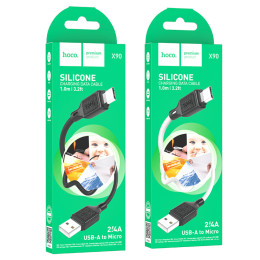 Кабель USB Hoco X90 Cool silicone Micro